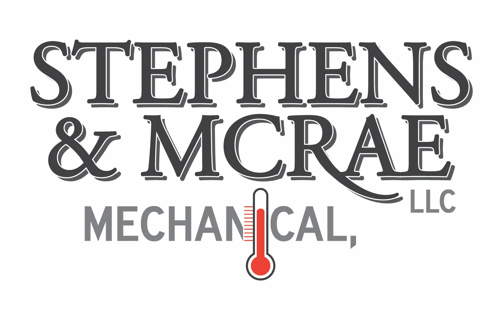 Stephens & McRae Mechanical logo with thermometer