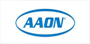 AAON blue oval company logo