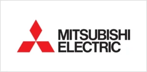 Mitsubishi Electric logo with red emblem